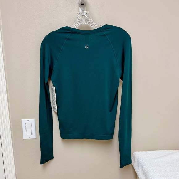 NEW! Lululemon Swiftly Tech Long-Sleeve Shirt 2.0 *Race Length Storm Teal Sz 6 - Picture 7 of 14